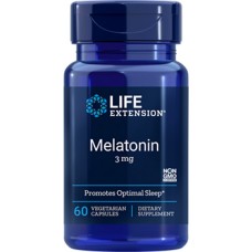 Life Extension Melatonin 3mg, 60 vege caps